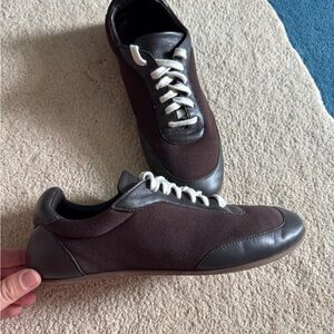 The Row Owen City Sneaker in Brown